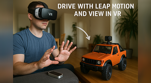 VR RC with Leap motion